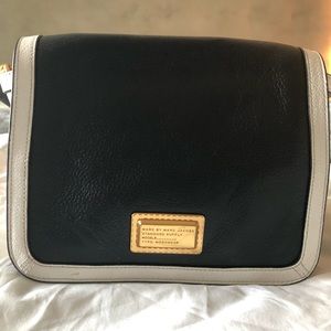 Marc by Marc Jacobs, black and cream bag
